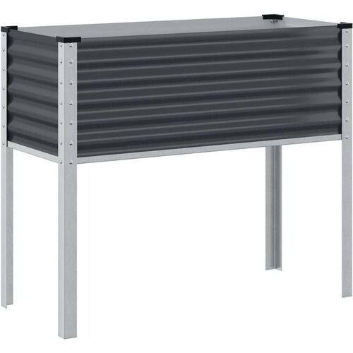 VidaXL Vrtna sadilica antracit 100x41x90 cm čelična Slike