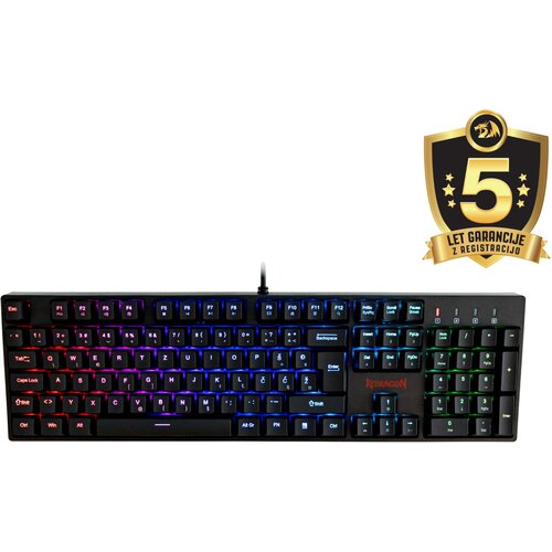 Redragon Surara K582 RGB mehanska tipkovnica rdeča stikala s slovenskimi znaki Cene
