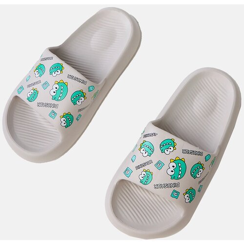 Gemre Gray children's flip-flops with Dinos print Cene