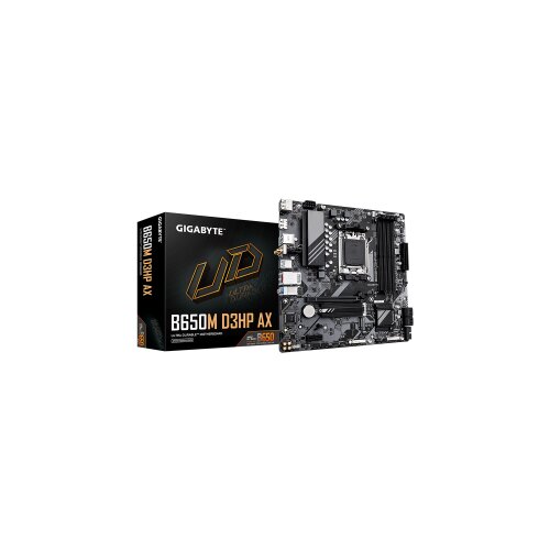 Gigabyte MB B650M D3HP AX AM5, 4xDDR5, 2xM.2, 4xSATA, 10x USB, HDMI, 2x DP, microATX Slike