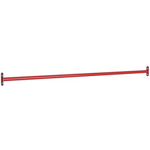 VidaXL Prečka za prevrtanje 125 cm čelična crvena Slike