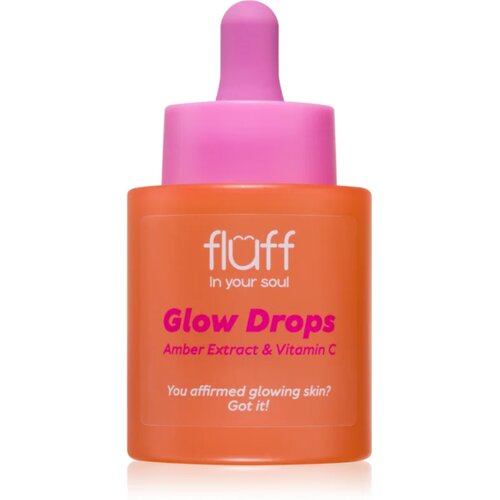 Fluff Glow Drops serum za osvetljevanje z vitaminom C Amber Extract 30 ml Slike