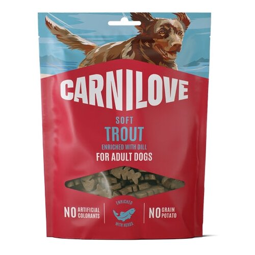 Carnilove Dog Soft mehki pribolj&scaron;ki, postrv in koper - 200 g Cene