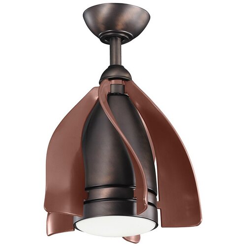 Elstead Lighting Elstead Kichler Terna Stropni ventilator s 5 lopaticami, 38 cm, LED lučkami in oljno brušeno bronasto barvo, daljinski upravljalnik, (22100412) Cene