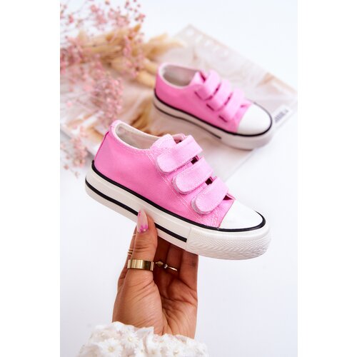 Boto Children's Sneakers With Velcro Pink Bernie Cene