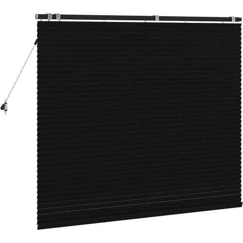  Venecijanska roleta Crna 135 x 130 cm 35 mm Slike