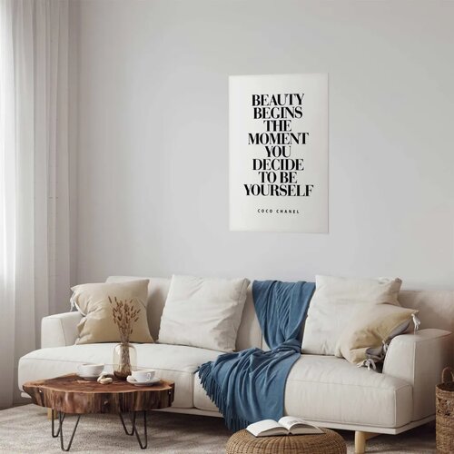  Plakat - Coco Chanel 60x90 Bez okvira Slike