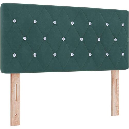 Box Spring krevet s madracem &amp;amp;amp LED Tamnozeleni 120x190 cm Bar&amp;scaron;un Slike