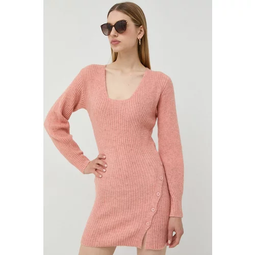 Bardot Haljina boja: ružičasta, mini, uske