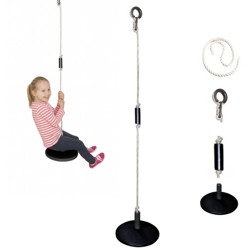 Monkey Gym Gugalnica krožnik - črna, (5000077238) Cene