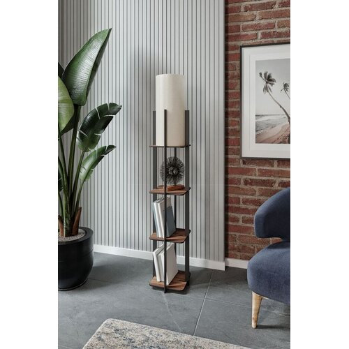 Opviq Podna lampa Quatro, 135 cm, Smeđa Cene