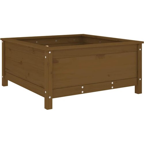  Vrtna sadilica boja meda 82,5 x 82,5 x 39 cm masivna borovina Slike