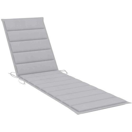  Jastuk za ležaljku sivi 200 x 50 x 3 cm od tkanine Oxford Cijene