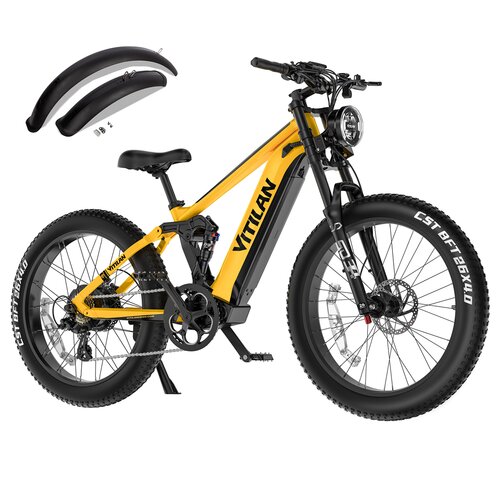 Vitilan Električno kolo T7 PRO - 52V 20Ah 1040Wh baterija - 8 prestav - rumena, (21960314) Cene