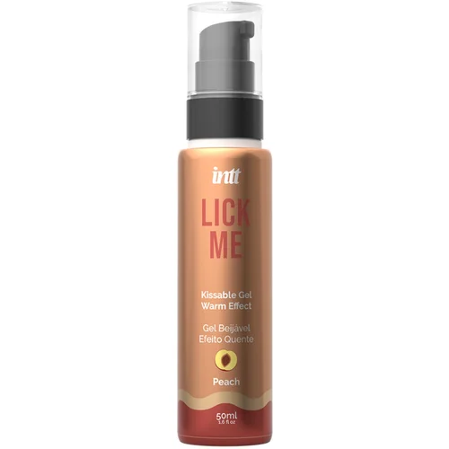 Intt LICK ME KISSABLE GEL WITH HEAT EFFECT AND PEACH FLAVOUR 50ML