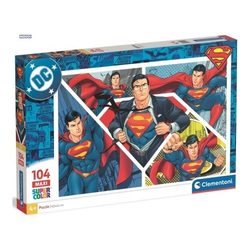 Clementoni maxi puzzle supermen 104 dela ( CL25022 ) Cene