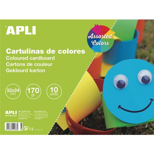 Apli Karton 32x24 10 kos različne barve, (20455727) Slike