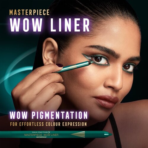 Max Factor Masterpiece Wow Liner Waterproof vodootporna olovka za oči nijansa 310 Sable Black 1.2 g Slike