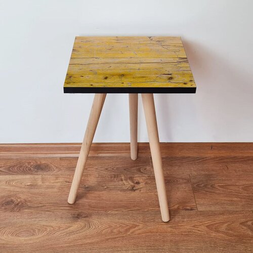 Hanah home Club sto Shp127, 35x42x35 cm, žuti Cene