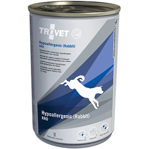 Trovet Hypoallergenic RRD zajec - 6 x 400 g