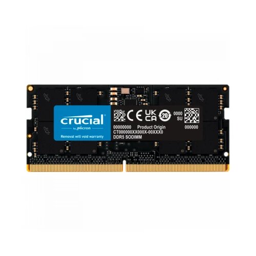 Crucial 16GB DDR5-4800 SODIMM CL40 (16Gbit), EAN: 649528906526 Slike