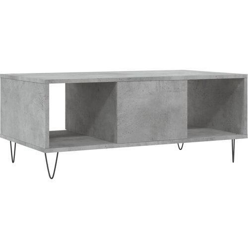  Stolić za kavu boja betona 90x50x36,5 cm konstruirano drvo Slike