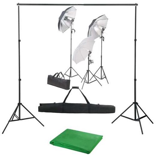  Fotografski studijski komplet s svetilkami in ozadjem Cene