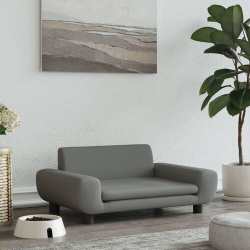 vidaXL Pasja postelja temno siva 70x45x33 cm žamet Cene