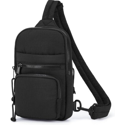 INF Ženska modna torba za prsi z žepom za steklenico vode Black, (21838455) Cene