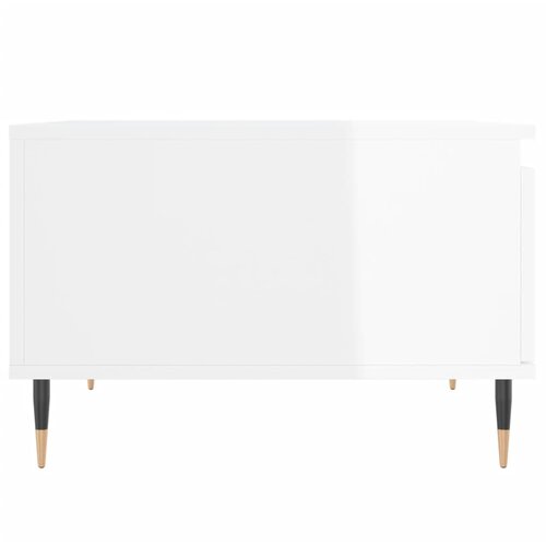  Stolić za kavu bijeli 55 x 55 x 36,5 cm od konstruiranog drva Slike