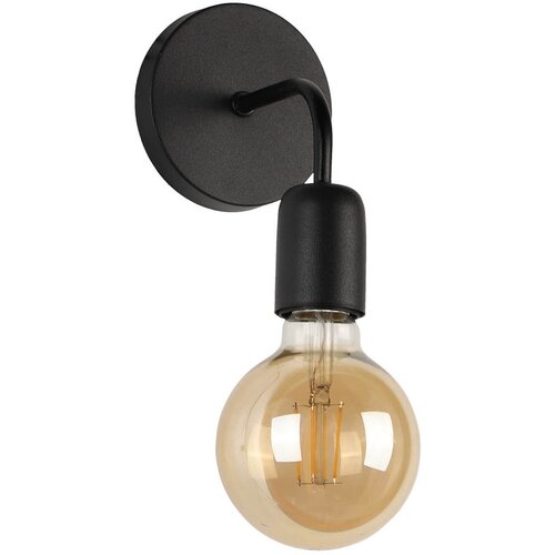 Squid Lighting Črna kovinska stenska svetilka Mosso - Squid Lighting Cene