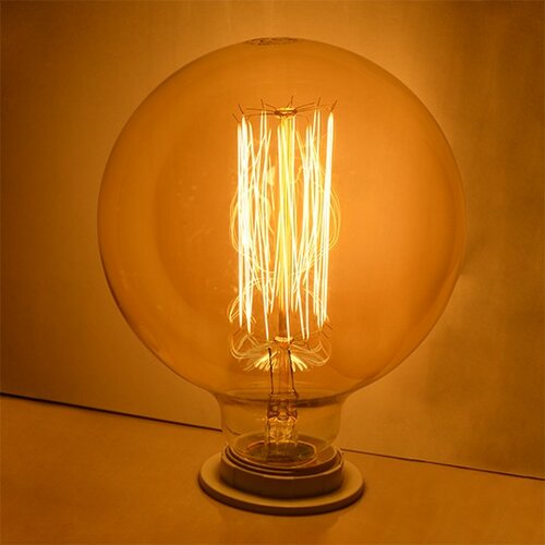 Mitea Lighting E27 60W G125 2200K 220V dekorativna retro amber sijalica Slike