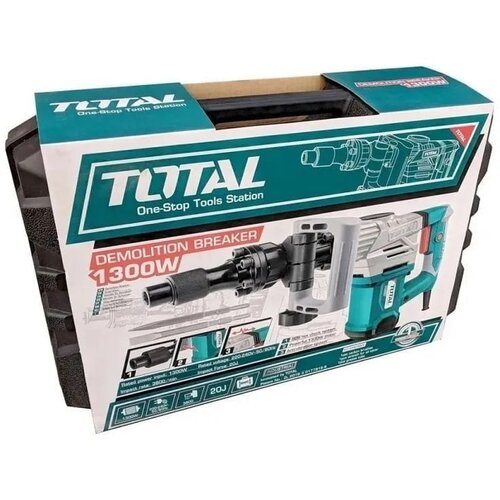Total Električni udarni čekić za ru&amp;scaron;enje 1300W, SDS Hex/ 3800bpm/17mm/20J/ INDUSTRIAL (TH2130016) Slike