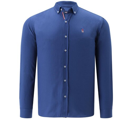 Dewberry G674 MEN&amp;#039;S SHIRT-OUTDOOR INDIGO Slike