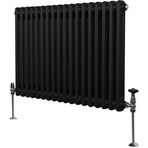 Monster Tradicionalni radiator z 2 stolpcema - 600 x 832 mm - črn, (21569779) Cene