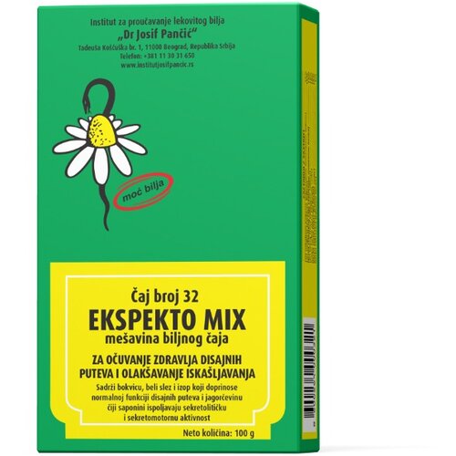 INSTITUT JOSIF PANČIĆ čaj 32 ekspekto mix, 100g Cene