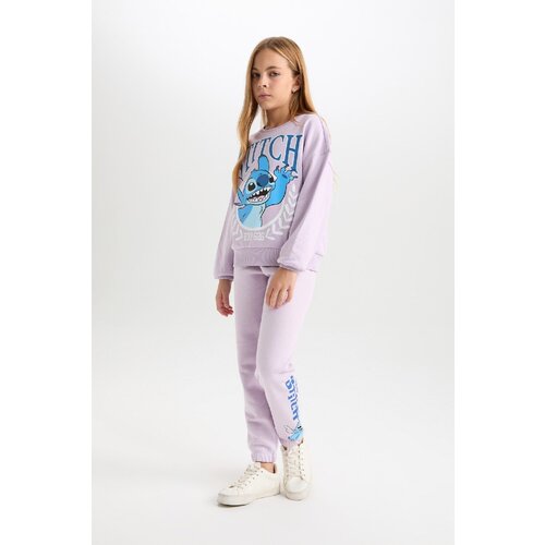 Defacto Girls Disney Lilo & Stitch Elastic Waist Standard Fit Jogger Sweatpants Cene