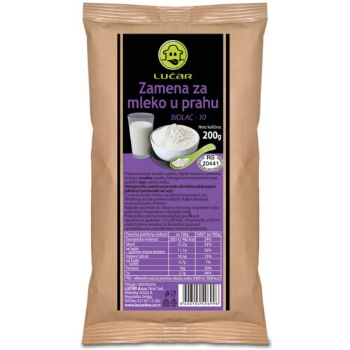 Lucar LUČAR Zamena za mleko u prahu 200g Cene