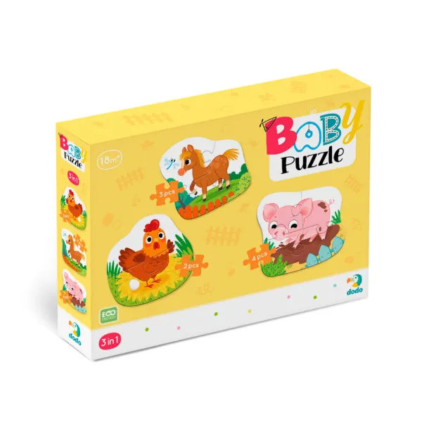 Dodo puzzle 3u1 dan na farmi Cene