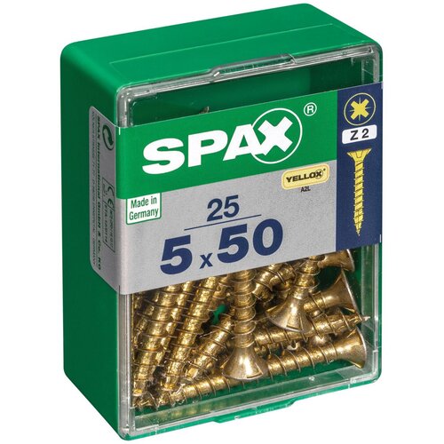 SPAX UNIVERZALNI VIJAK PZ 5X50 YELLOX A2G V ZAVITKU 25KOS Cene