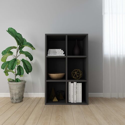 VidaXL Knjižna omara/komoda črna 66x30x97,8 cm iverna plo&amp;scaron;ča, (20622851) Slike
