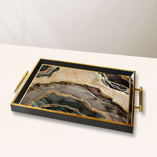 Aberto Design Poslužavnik TPA10046 50 x 29 x 3.5 cm, Šareni Cene