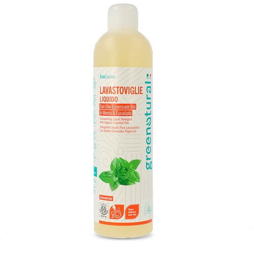 Greenatural deterdžent za pranje posuđa sa organskim esencijalnim uljima 500ml Slike