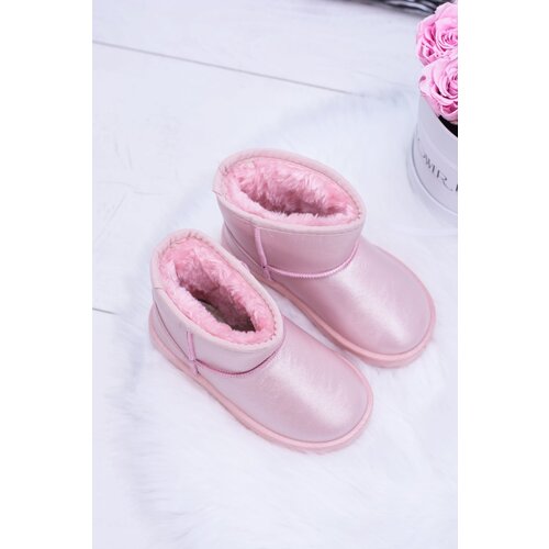 Kesi Warm Kids Snow Boots with Fur Pink Scooby Cene