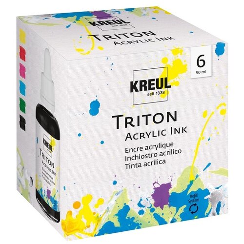  Akrilno mastilo KREUL 50 ml - set 6 kom (akrilno mastilo) Slike