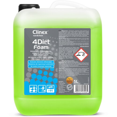 Clinex pena za odstranjevanje mastne umazanije 4Dirt foam 5L, (21389162) Slike
