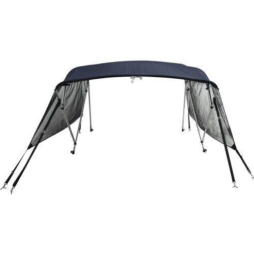 Tenda bimini s 4 luka i mrežastim zidovima 243x(200-213)x137 cm Slike