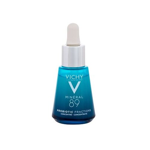 Vichy Min&amp;eacute;ral 89 Probiotic Fractions serum za obraz za vse tipe kože 30 ml po&amp;scaron;kodovana &amp;scaron;katla za ženske Slike