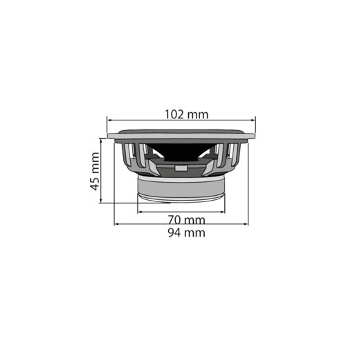Sal Auto zvučnici, set, 100mm, 2x55W, 4 Ohm – CX 404 Cijene