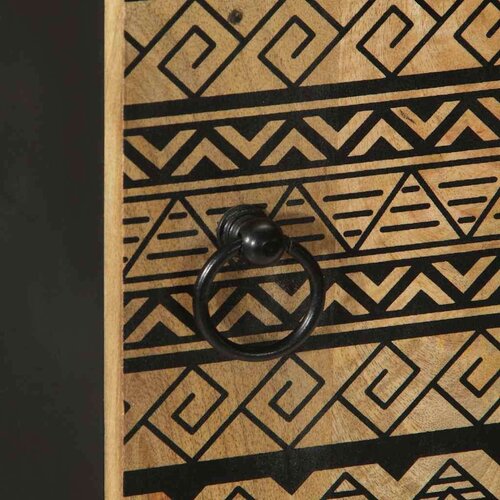  Visoka ploča 40x33 5x110 cm Puno grubo drvo Mango Slike